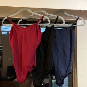 Basic Ballet Leotard Bundle ❤️🖤💙